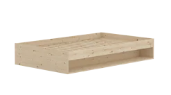 Flexa Grow gulvseng med hylde - 125,5x204cm