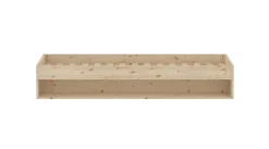 Flexa Grow gulvseng med hylde - 94,6x204cm