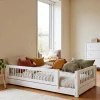 Flexa Montessori seng 90x200cm - tremmesider og sengehest (tremmer)