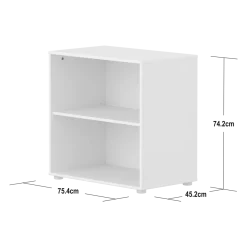 Flexa Saga Reol 74x75,5x45 Hvid
