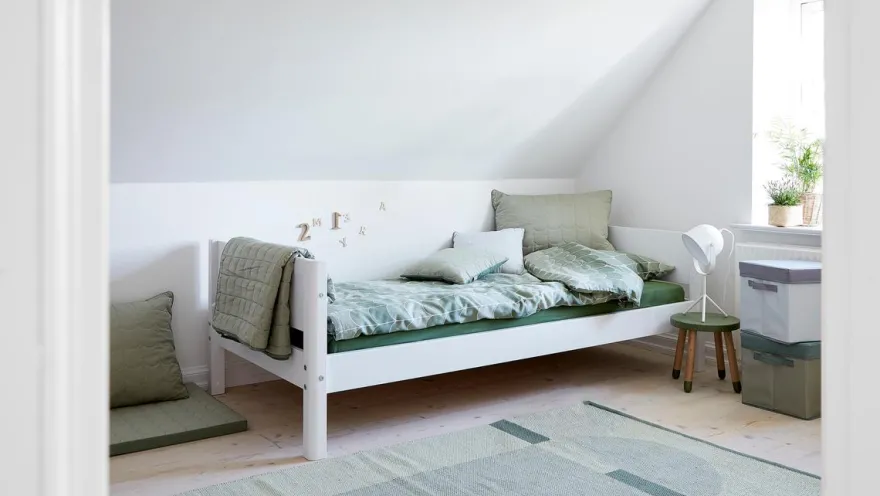 FLEXA WHITE Enkeltseng 90x200 cm - Hvid