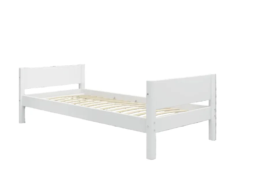 FLEXA WHITE Enkeltseng 90x200 cm - Hvid
