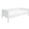 FLEXA WHITE Enkeltseng 90x200 cm m. baggavl - Hvid
