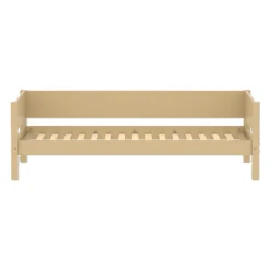 FLEXA WHITE Enkeltseng 90x200 cm m. baggavl - Sand