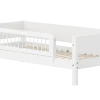 FLEXA WHITE Enkeltseng 90x200 cm m. crossbar sengehest - Hvid