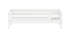 FLEXA WHITE Enkeltseng 90x200 cm m. crossbar sengehest - Hvid