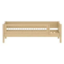 FLEXA WHITE Enkeltseng 90x200 cm m. crossbar sengehest - Sand