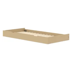 FLEXA WHITE Udtræksseng 90x190 cm - Sand