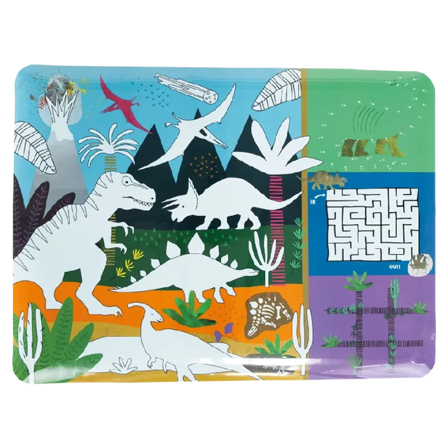 Floss & Rock - Male & Tegnemåtte - Dino