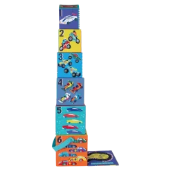 Floss & Rock - Stableklodser pap m. figurer - Biler
