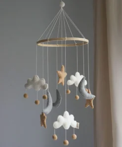 Gamcha uro sky måne stjerne grå beige