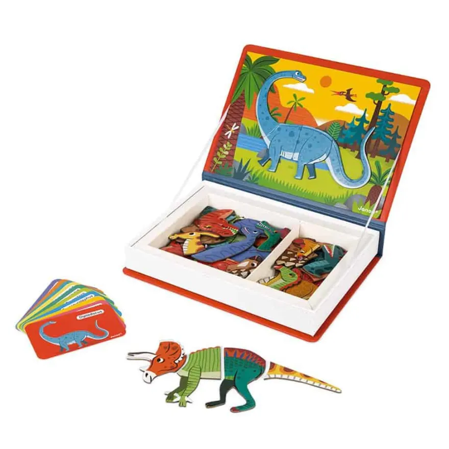 Janod Magnetibook - Dinosaurs