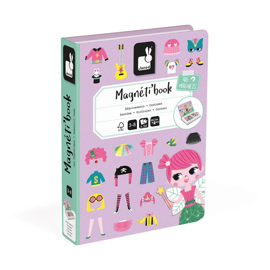 Janod Magnetibook - Girl's Costumes