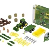 John Deere Traktor m/frontlæsser & anhænger