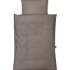 Junior sengelinned, dess. 1270 ensfarvet TAUPE/038