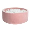 Kidkii boldbassin baby pink 100x30 cm med 250 bolde