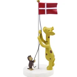 Kids By Friis Bordpynt - giraf og abe 17 cm.