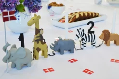 Kids By Friis Fødselsdagstog Med 11 Tal - Safari