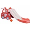 Kids Zone bil Pink med rutsjebane og basket