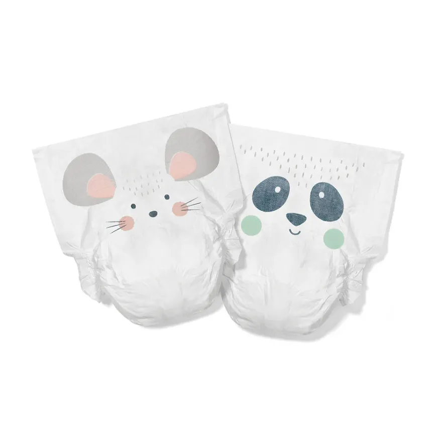 Kit & Kin Økologiske Bleer - Str. 2: 4-8 kg (38 stk)