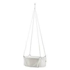 Leander Classic Vugge m madras og Stativ - Hvid