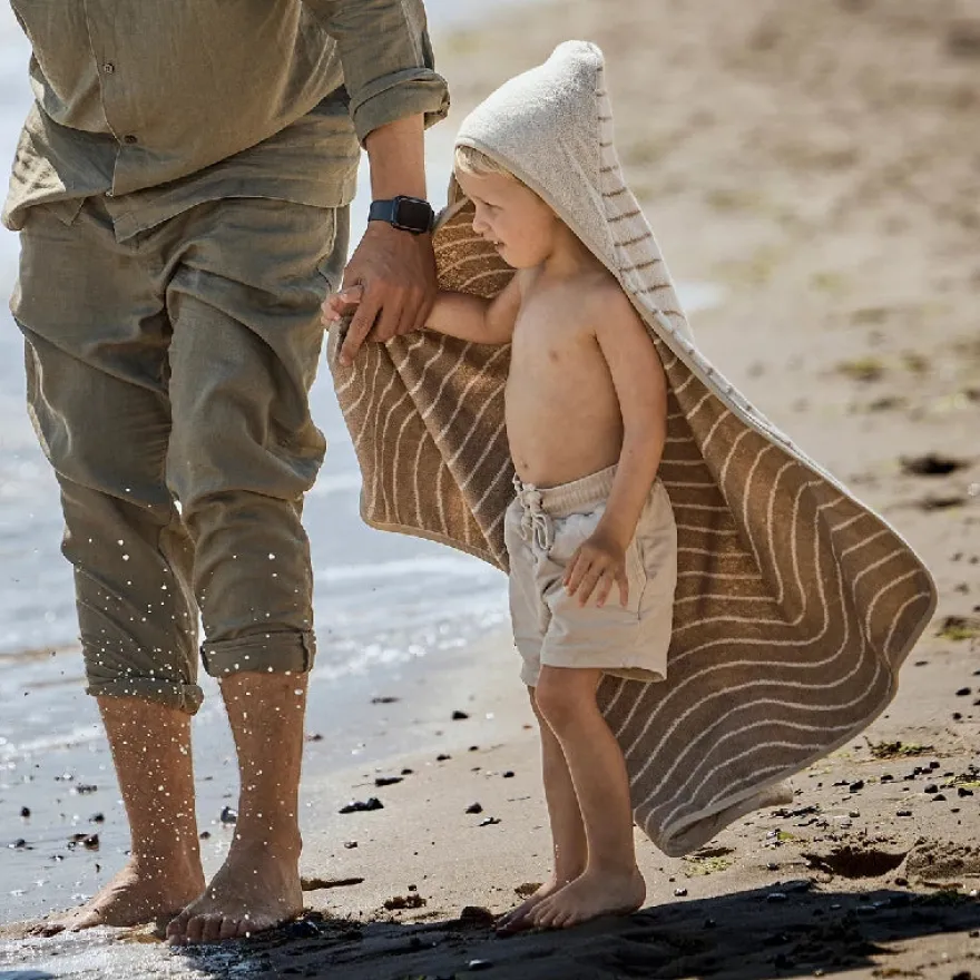 Leander Hoodie - Woodland - Økologisk bomuld - Cappuccino