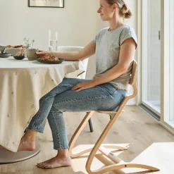 Leander Louie højstol u. bøjle - Natur Eg