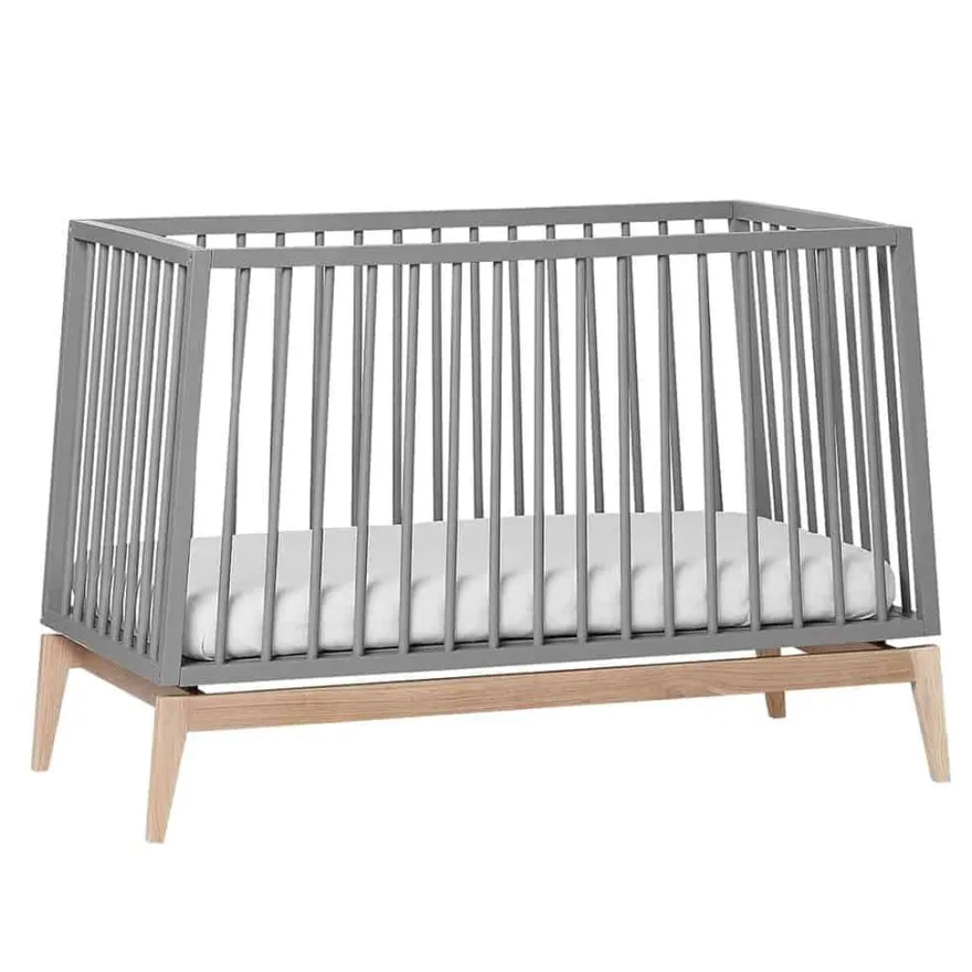 Leander Luna™ babyseng - 120x60 cm - grå eg