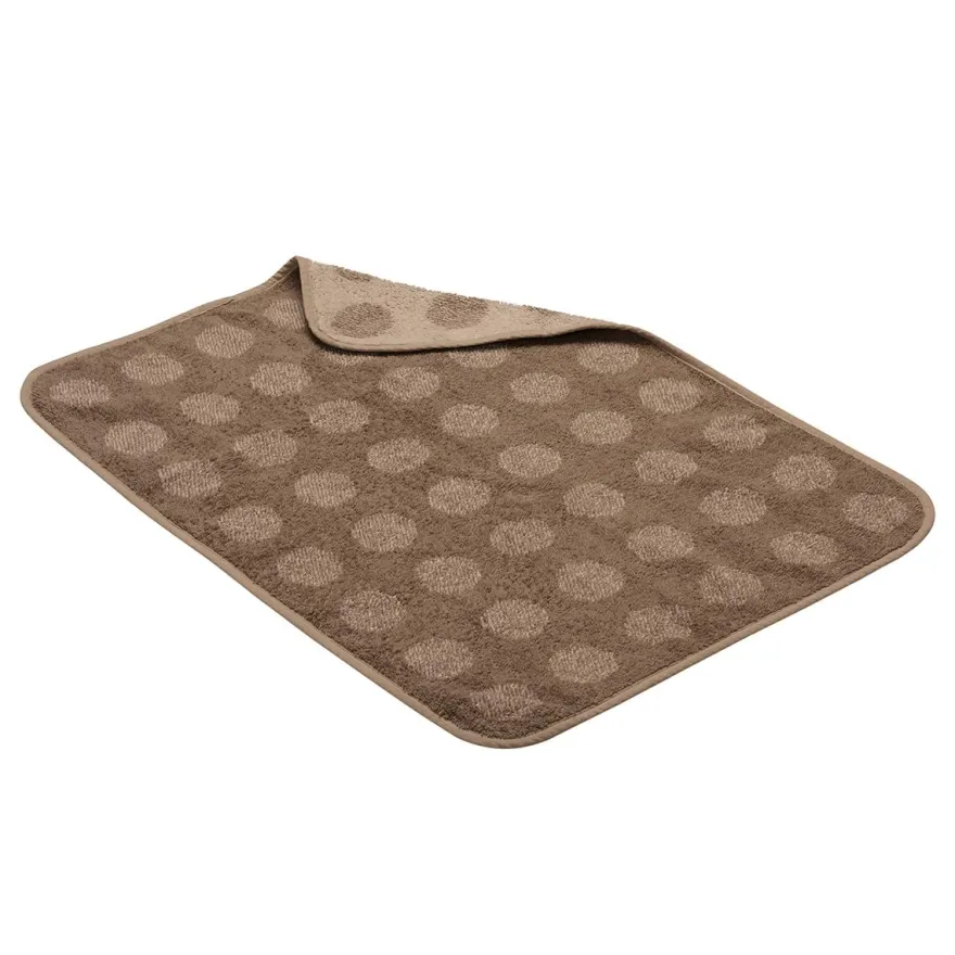 Leander Topper til puslepude - Dots - Mocca