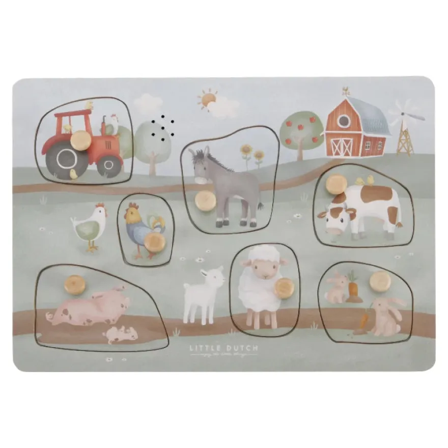 Little Dutch - Puslespil m. lyd FSC - Little Farm