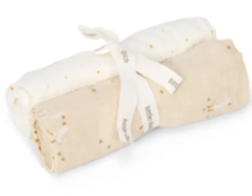 Little Dutch - Stofbleer 2 pak Muslin 70x70 - Little Goose