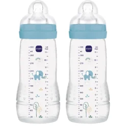 MAM Easy Active Baby Bottle 330ml 2p Blue