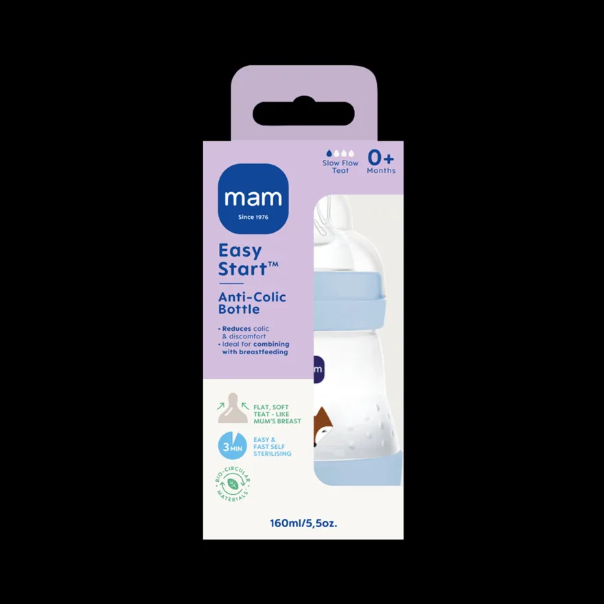 MAM Easy Start Anti - Colic 160ml CON Blue