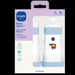 MAM Easy Start Anti - Colic 260ml 2 pak - Blå