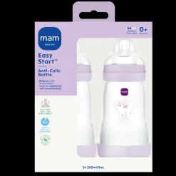 MAM Easy Start Anti - Colic 260ml 2 pak - Lilla