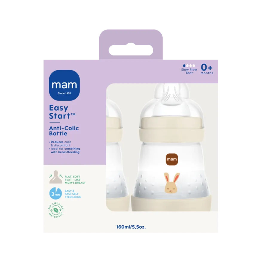 MAM Easy Start Anti - Colic 160ml 2p Neutral