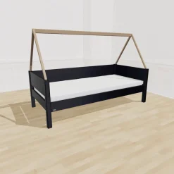 Manish-h Saga Børneseng 90x160 - Black