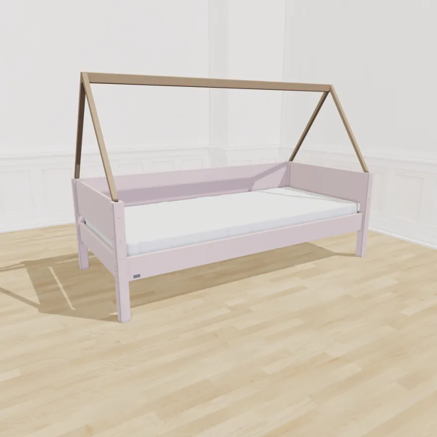 Manish-h Saga Børneseng 90x160 - Natural Rose