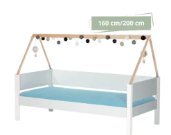 Manish-h Saga Børneseng 90x160 - Sky Blue