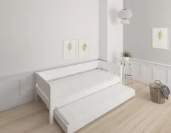 Manis-h Liv Børneseng med Gæsteseng 90x200 - Modern Beige