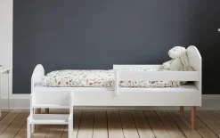 Manis-H Retro seng med 2 sengeheste og lamelbund 70*160 cm flere farver