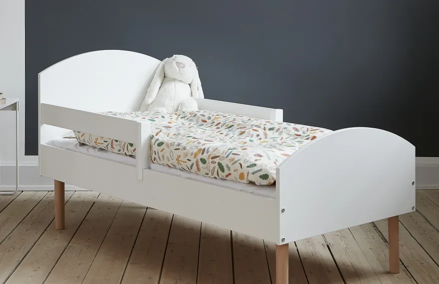 Manis-H Retro seng med 2 sengeheste og lamelbund 70*160 cm flere farver
