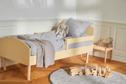 Manis-H Retro seng med 2 sengeheste og lamelbund 70*160 cm flere farver