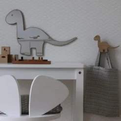 Maseliving dino spejl - egetræ