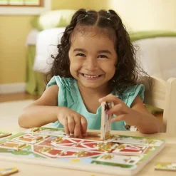 Melissa & Doug Aktivitetslegetøj, Gemmeleg med Låger - Magnetisk