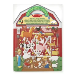 Melissa & Doug Klistermærkesæt, Genanvendelige - Bondegård