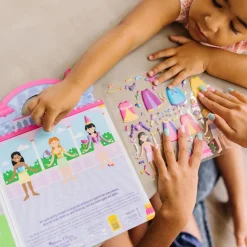 Melissa & Doug Klistermærkesæt, Genanvendelige - Prinsesse