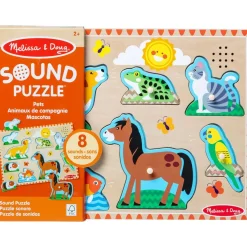 Melissa & Doug Puslespil - Lyd - Kæledyr