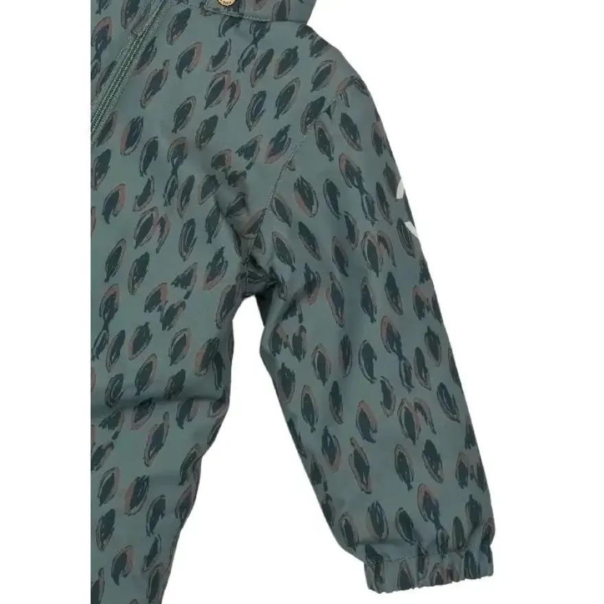 Mikk-Line Flyverdragt Mønstret - Balsam Green - Str. 80-116