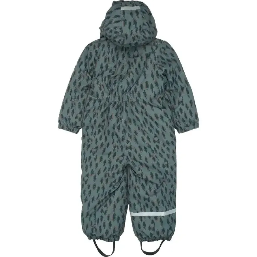 Mikk-Line Flyverdragt Mønstret - Balsam Green - Str. 80-116